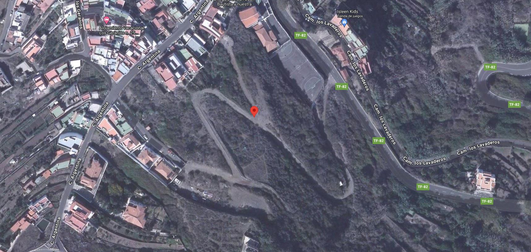 Franja de terreno al sitio "Las Canalitas", de Icod de los Vinos (Santa Cruz de Tenerife). FR 22299 RP Icod de los Vinos