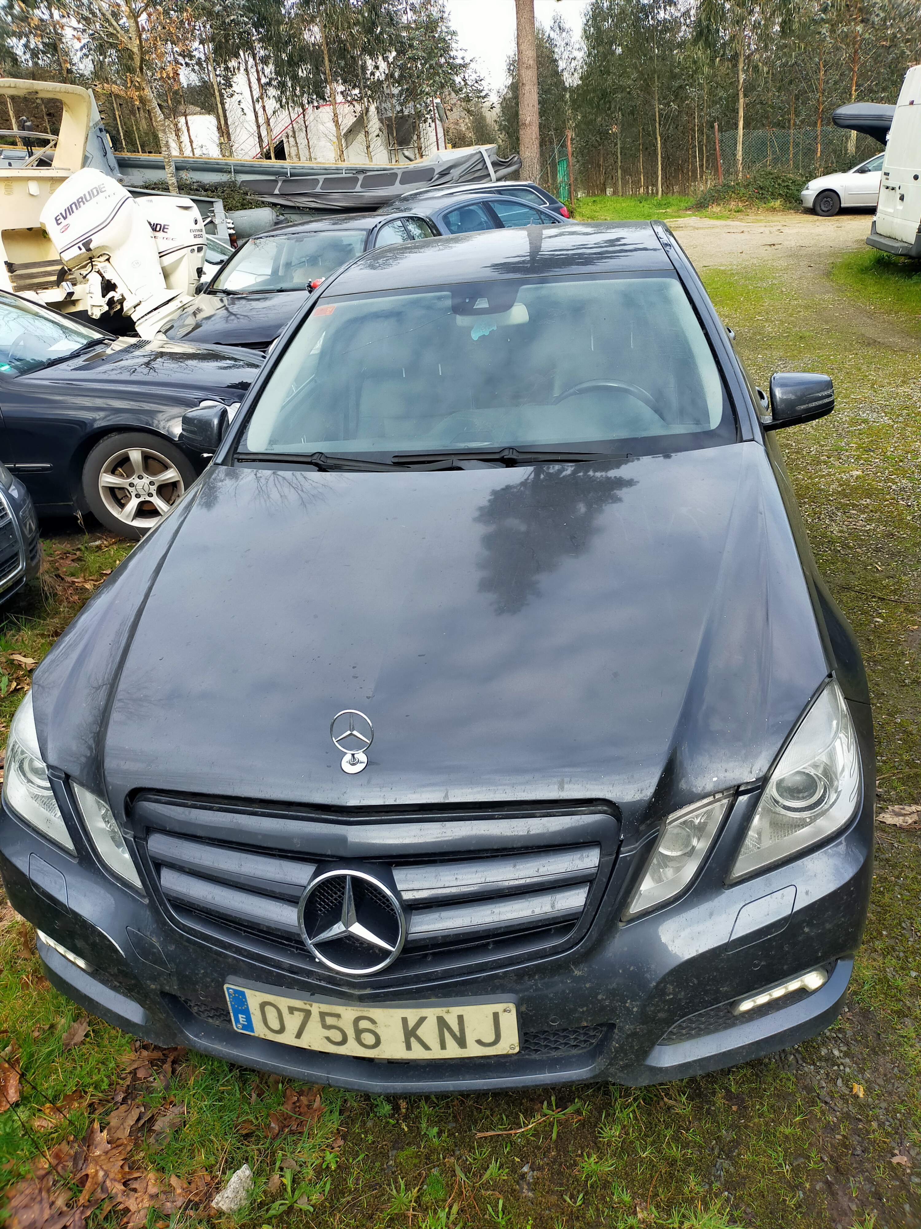 Mercedes Benz E350 CDI. License plate 0756KNJ